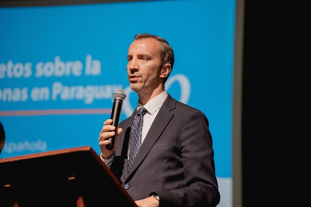 Javier Parrondo Babarro, Embajador del Reino de España ©UNFPA Paraguay/Mario Achucarro