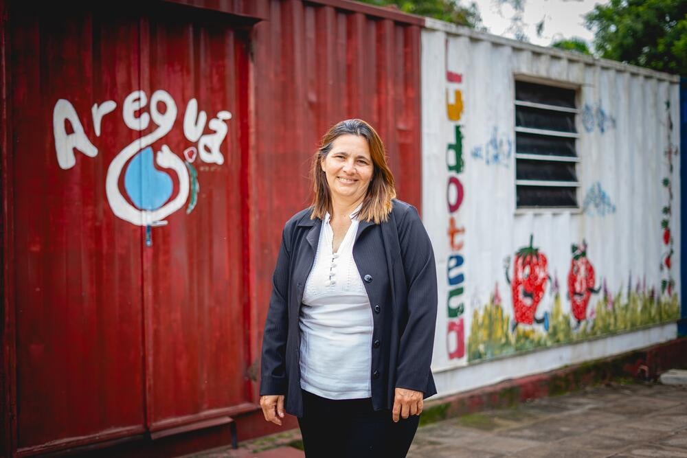 Marta Peralta, docente del Programa Abrazo.