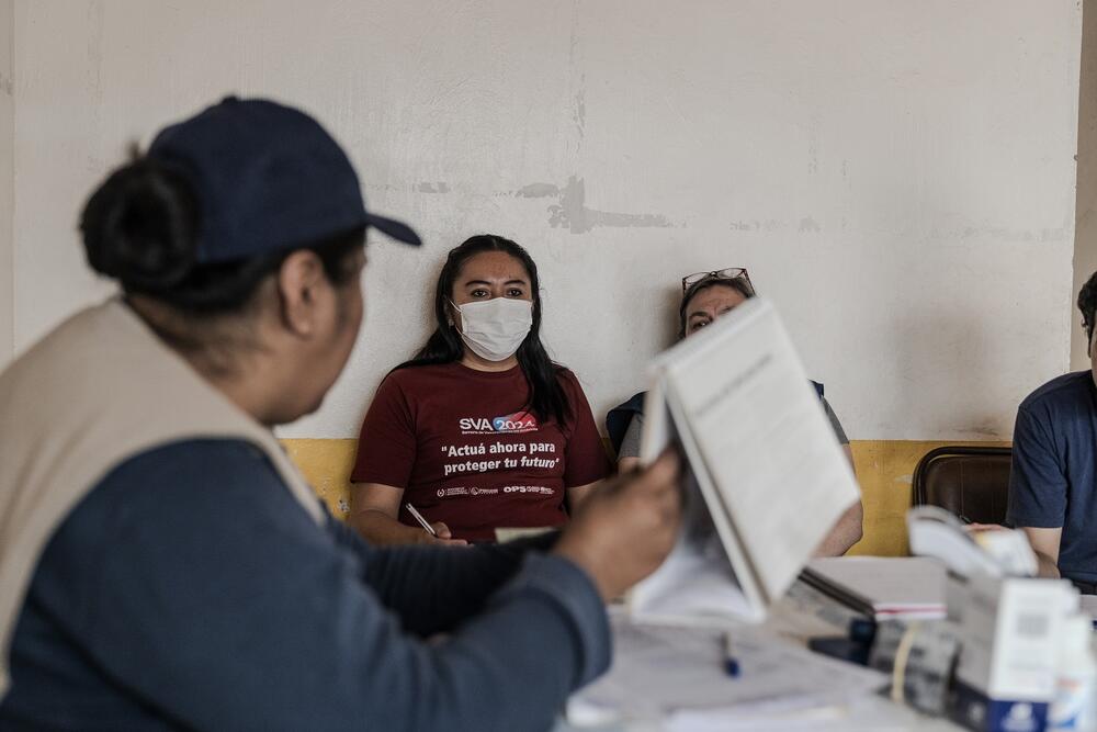 Llegada a las comunidades.