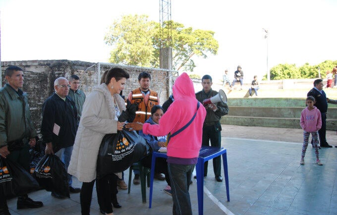 UNFPA apoyó Ministerio de Salud Pública, la Secretaría de Emergencia Nacional y las Fuerzas Armadas en esta tarea.