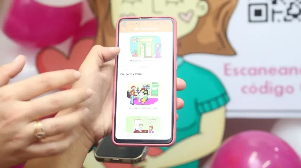 Con la App Móvil "Mi libreta de control prenatal" se facilita información y se promueven la maternidad y la paternidad seguras e inclusivas