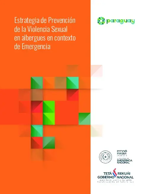 Estrategia de prevención de la violencia sexual en albergues en contextos de Emergencia